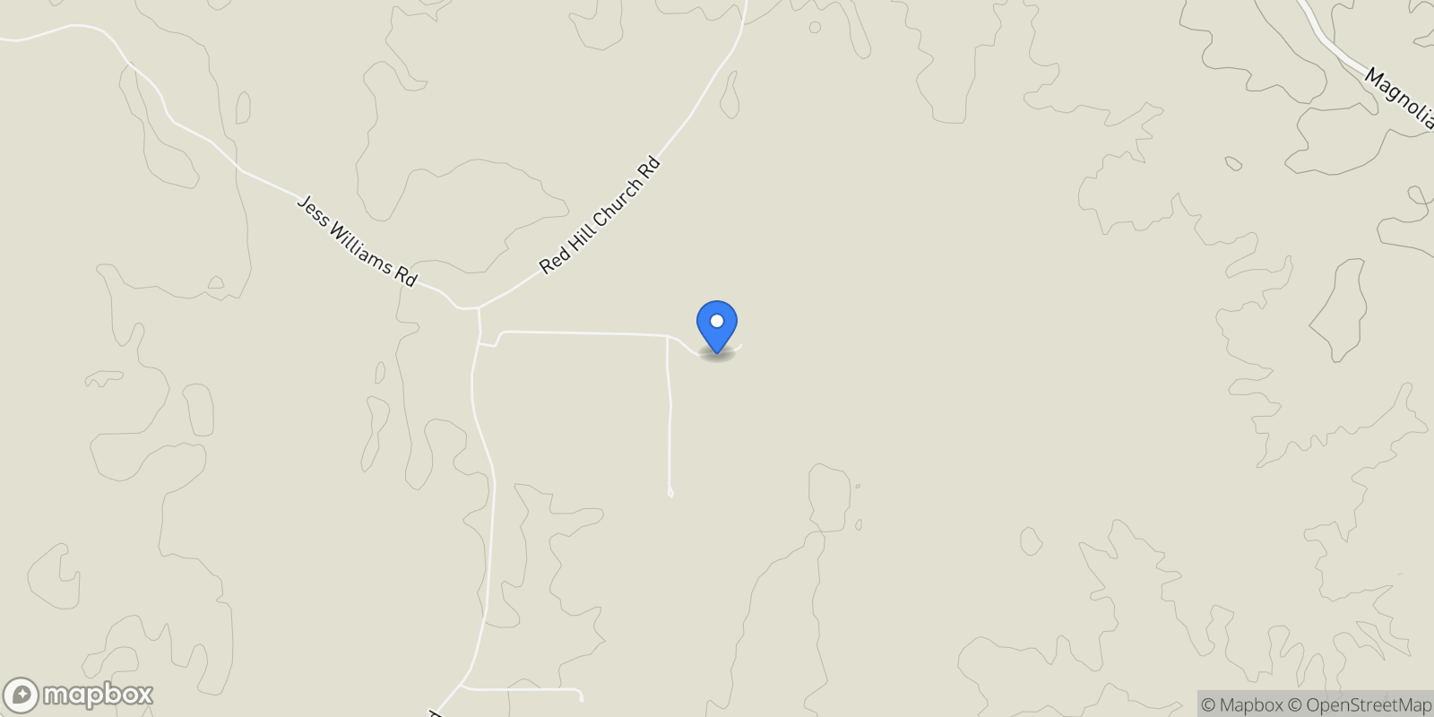 Map showing 1914 Mann Parkway, Poplarville, Mississippi, United States.