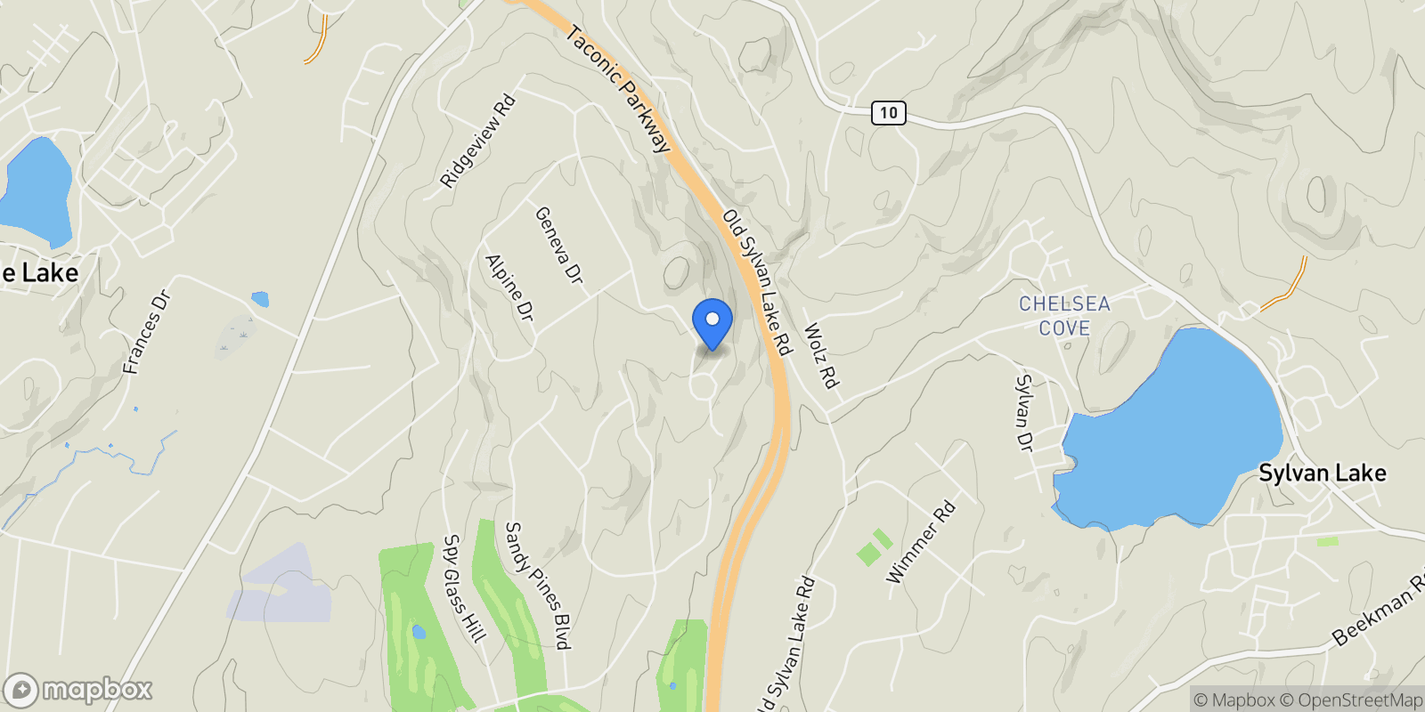 Map showing 4 Hamlet Way, Hopewell Junction, New York, United States.