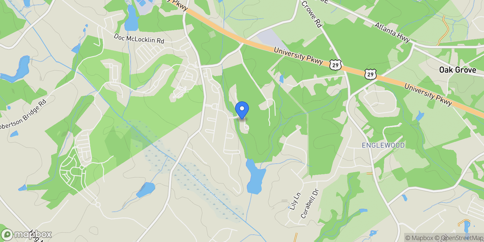 Map showing 2340 Thisel Down Drive, Winder, Georgia, United States.