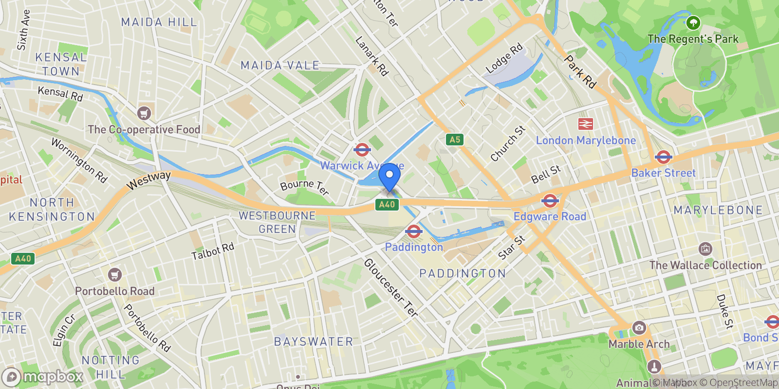Map showing No.3 Canalside Walk, London, England, United Kingdom.