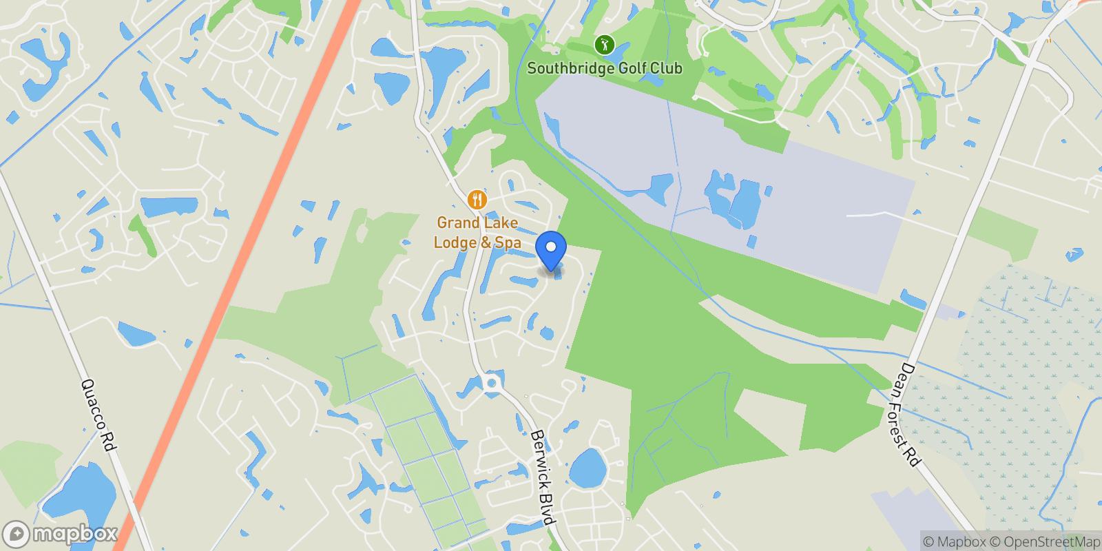 Map showing 65 Woodchuck Hill Road, Savannah, Georgia, United States.