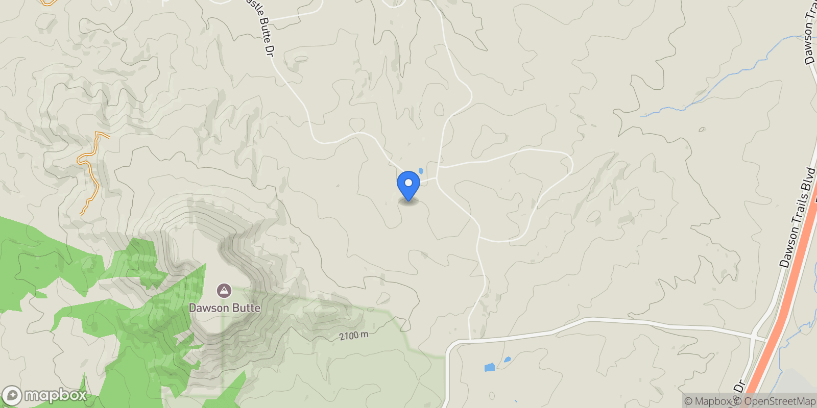 Map showing 3851 Castle Butte Drive, Castle Rock, Colorado, United States.