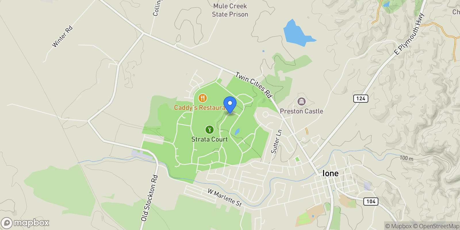 Map showing 906 Avalon Drive , Ione, CA 95640, Ione, California, United States.