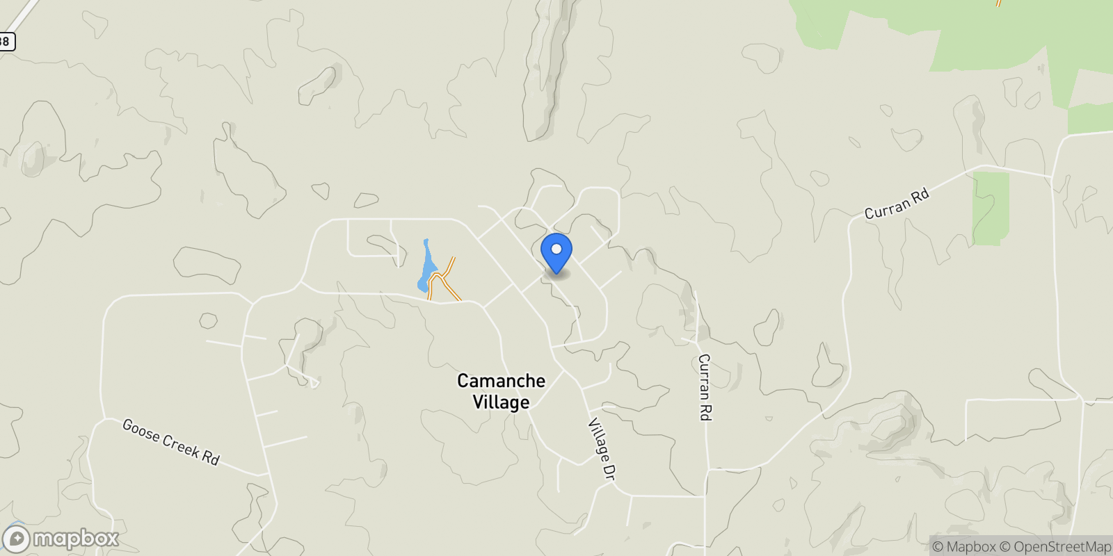 Map showing 4390 Cheyenne Drive , Ione, CA 95640, Ione, California, United States.