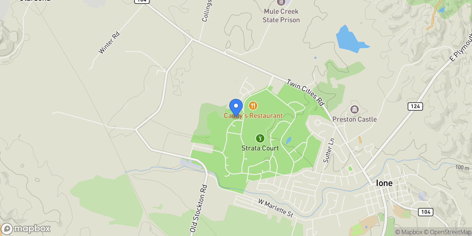 Map showing 4740 Spyglass Drive , Ione, CA 95640, Ione, California, United States.