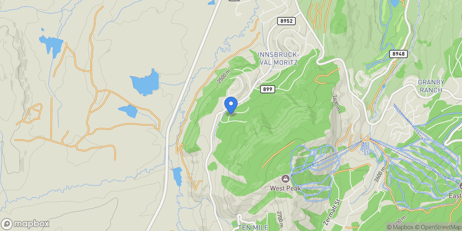 Map showing 51 Chipmunk Drive, Granby, Colorado, United States.