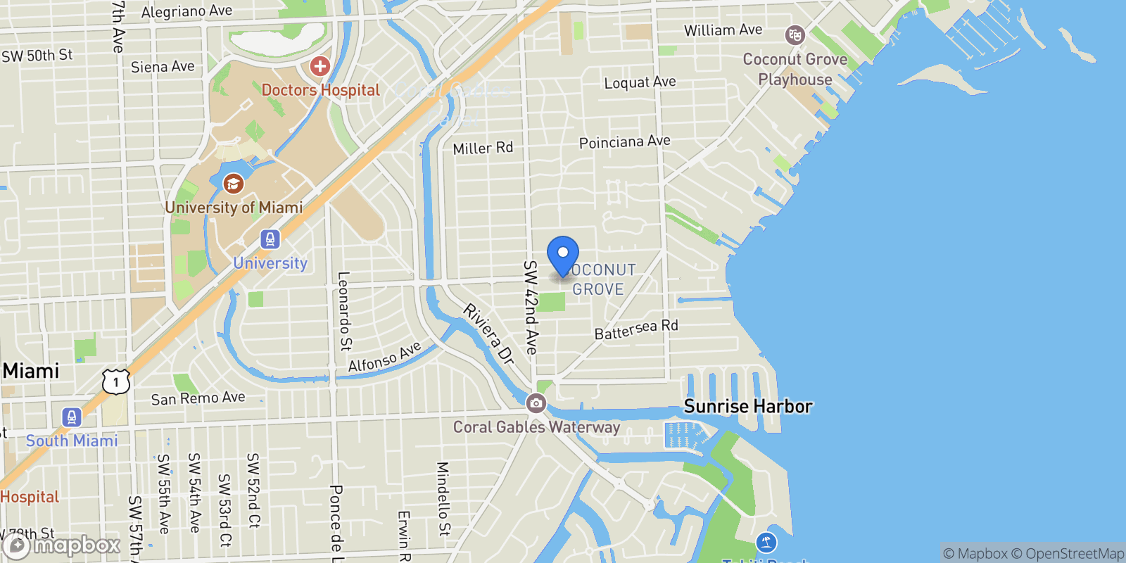 Map showing 4090 Hardie Ave, Miami, Florida, United States.