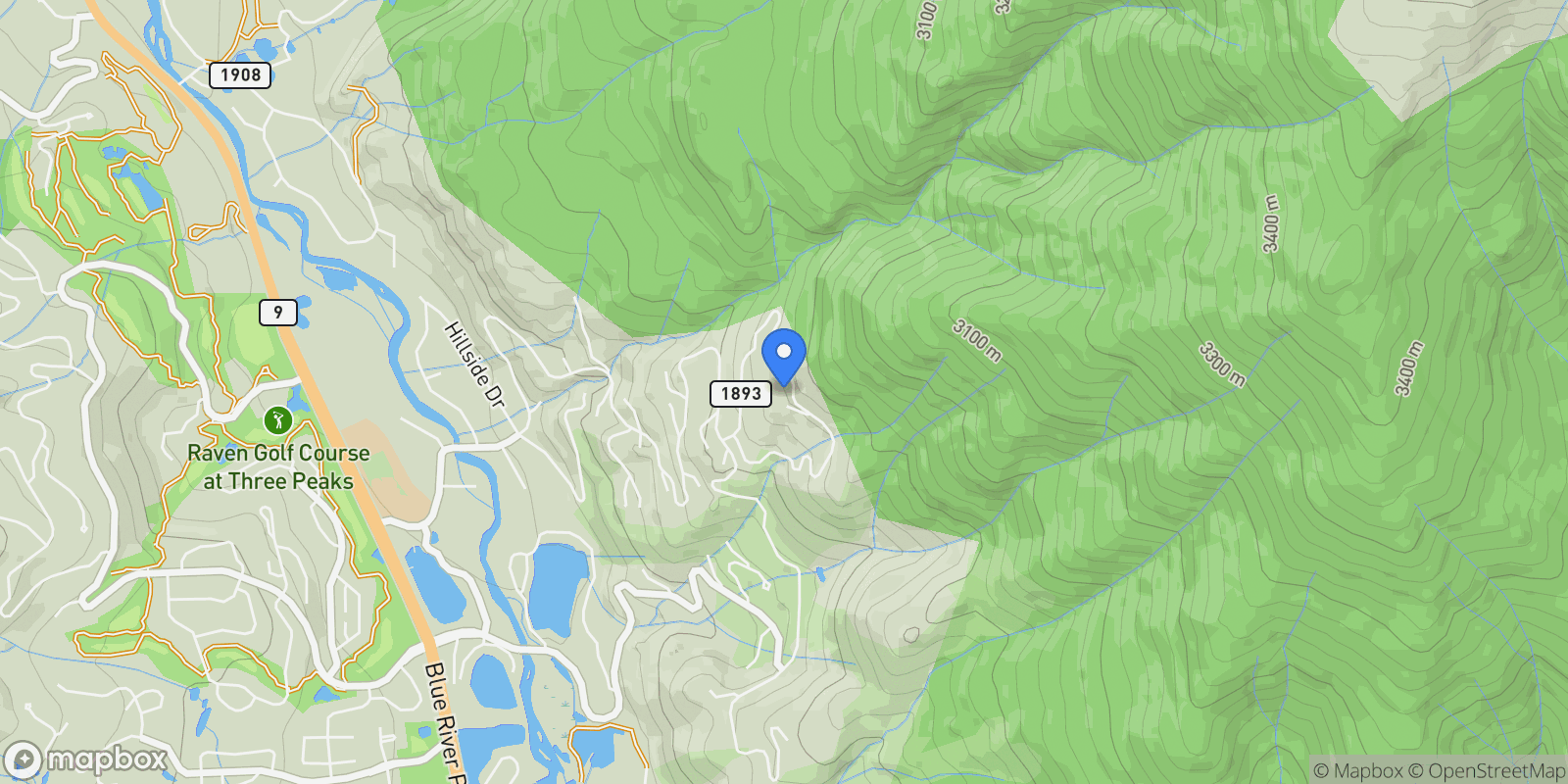 Map showing 530 Lakeview Circle, Silverthorne, Colorado, United States.