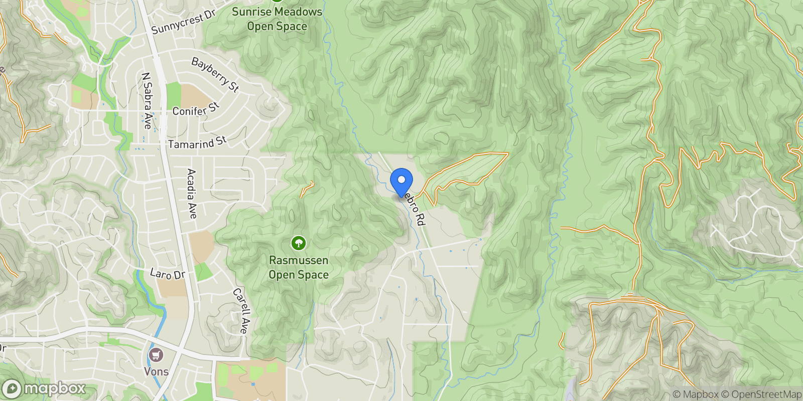 Map showing 6451 Chesebro Road, Agoura Hills, California, United States.