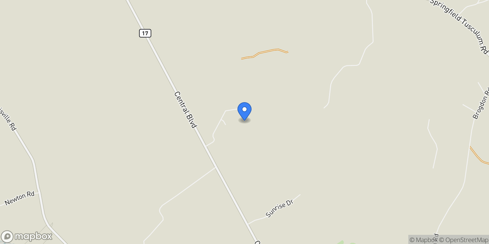 Map showing 114 Wakefield Drive, Guyton, Georgia, United States.