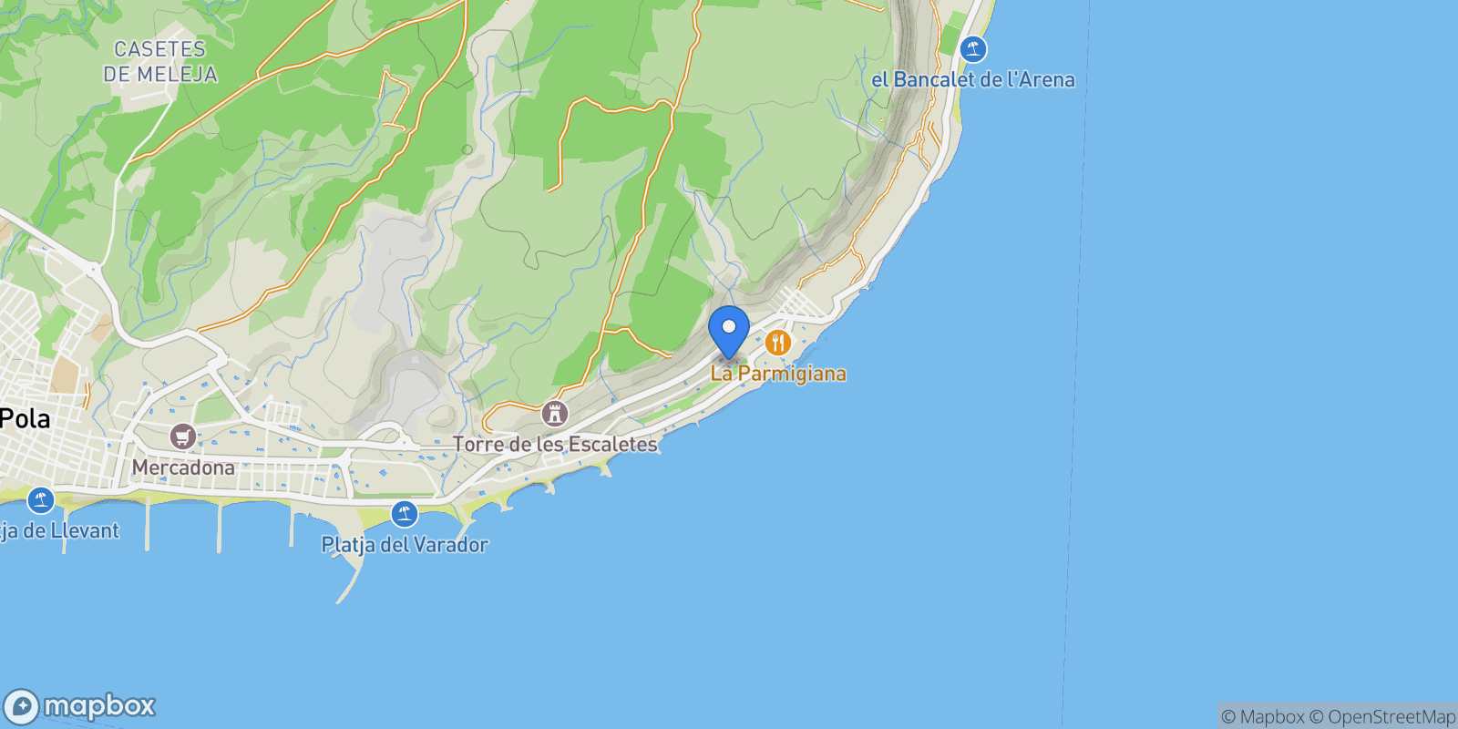 Map showing Avenida de la Armada Española, 03130, Santa Pola, Alicante, Santa Pola, Santa Pola, Valencian Community, Spain.