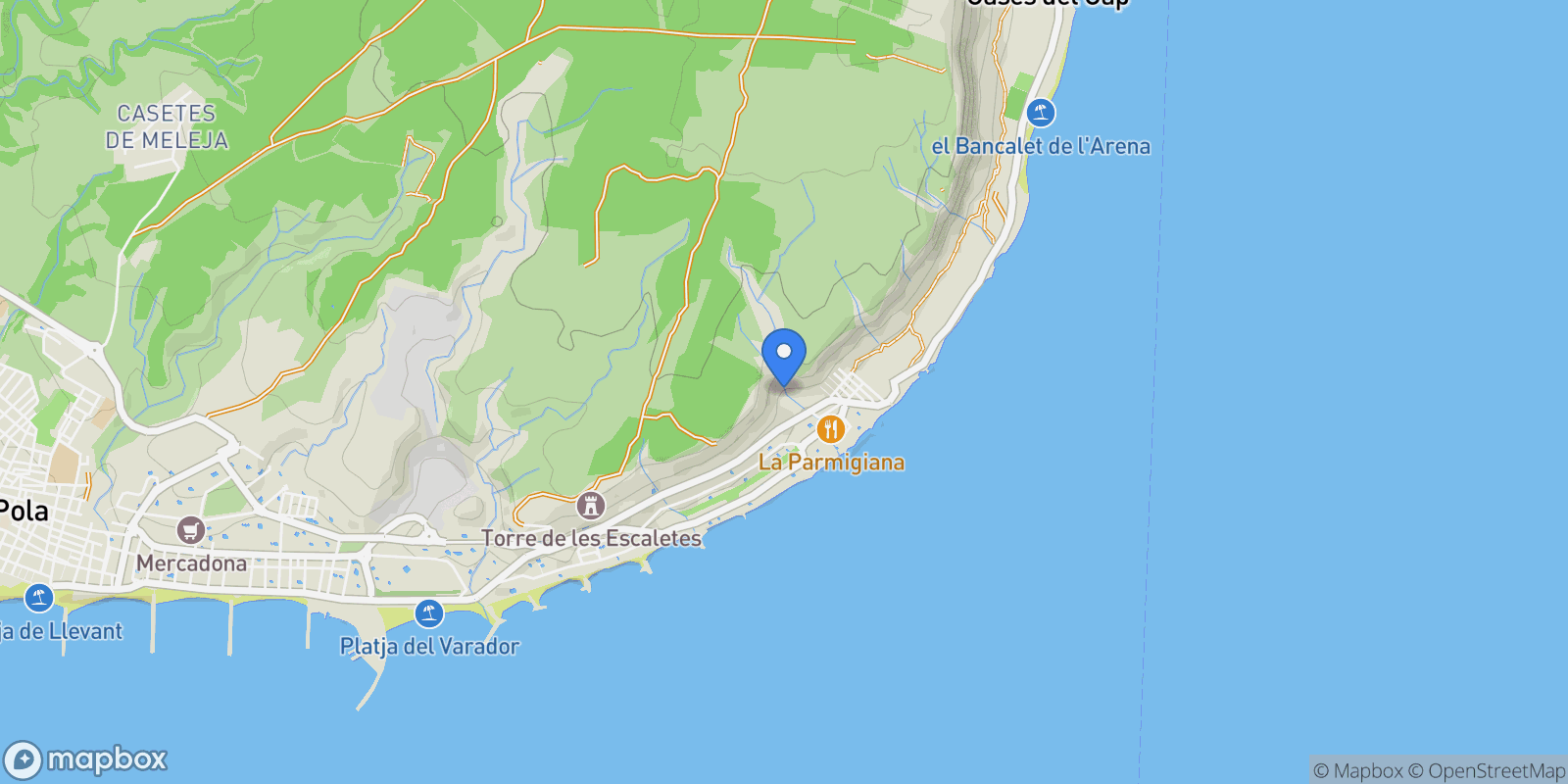 Map showing Avenida Catalanet, 03130, Santa Pola, Alicante, Santa Pola, Santa Pola, Valencian Community, Spain.