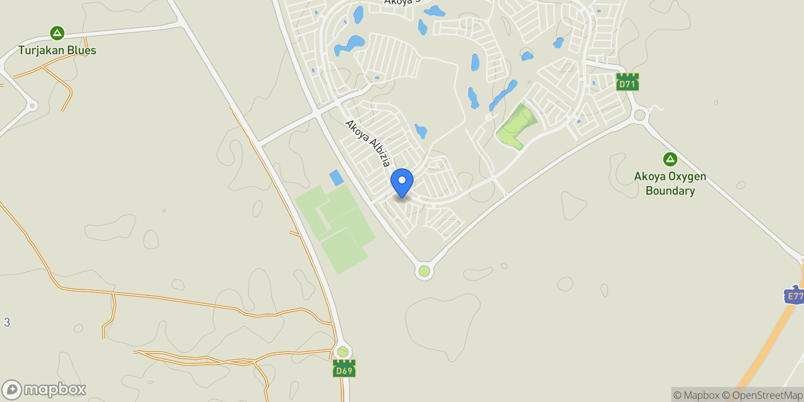 Map showing Damac Hills 2, Dubai, Dubai, Dubai, United Arab Emirates.