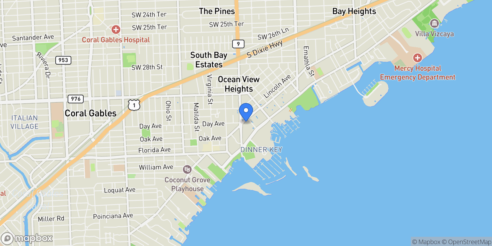 Map showing 2678 Tigertail Ave 1905, Miami, Florida, United States.