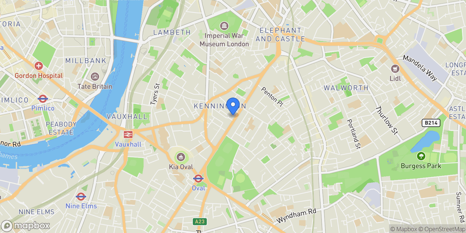 Map showing Phoenix Court, London, England, United Kingdom.
