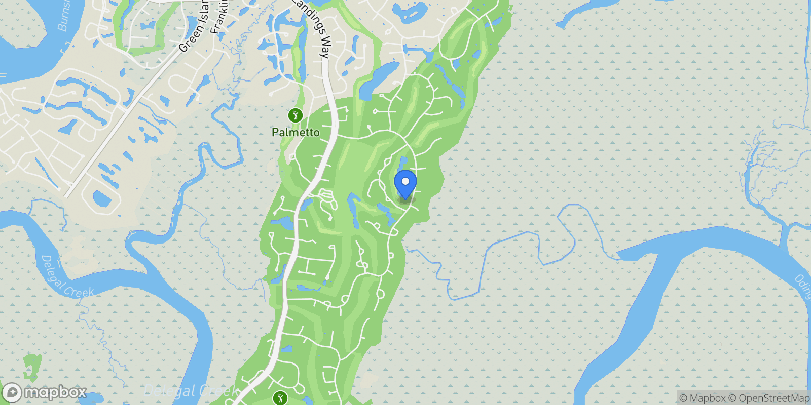 Map showing 198 Yam Gandy Road, Savannah, Georgia, United States.