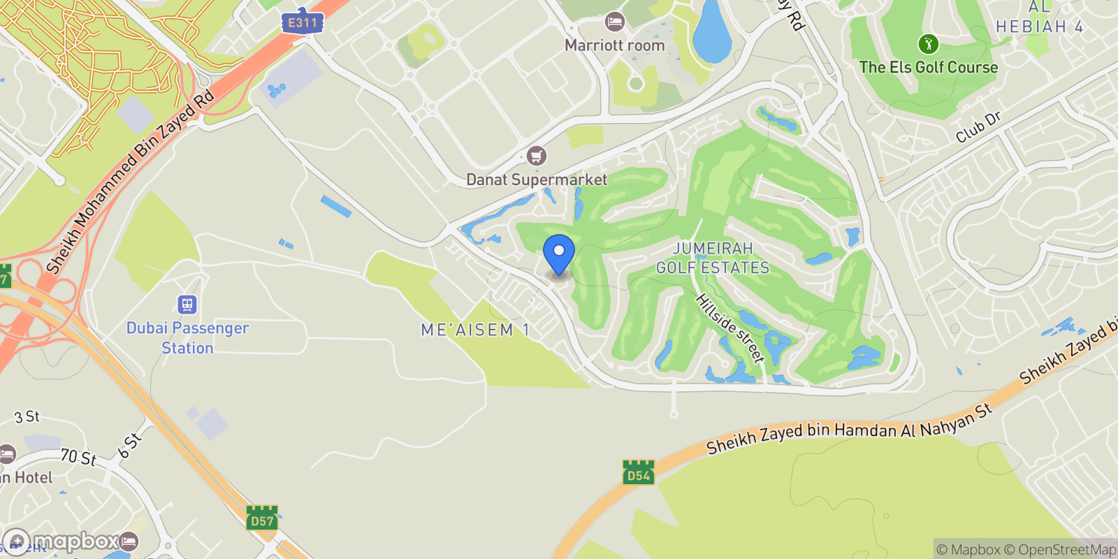 Map showing The Sundials, 
            , Dubai, Dubai, Dubai, United Arab Emirates.