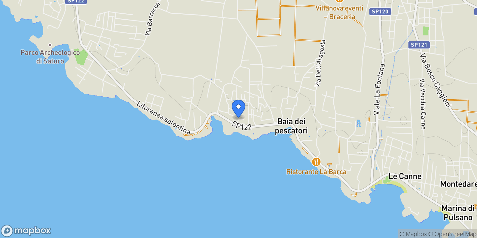 Map showing Leporano Marina, Apulia, Italy.
