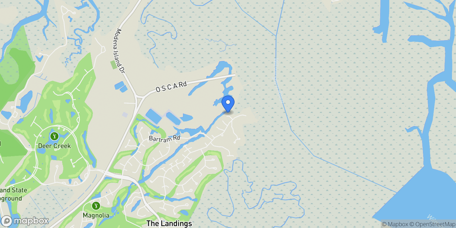 Map showing 5 Windlass Court, Savannah, Georgia, United States.