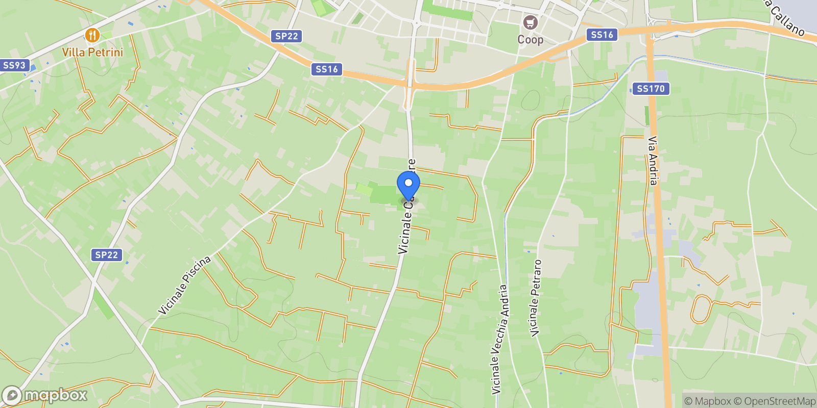 Map showing Barletta, Apulia, Italy.
