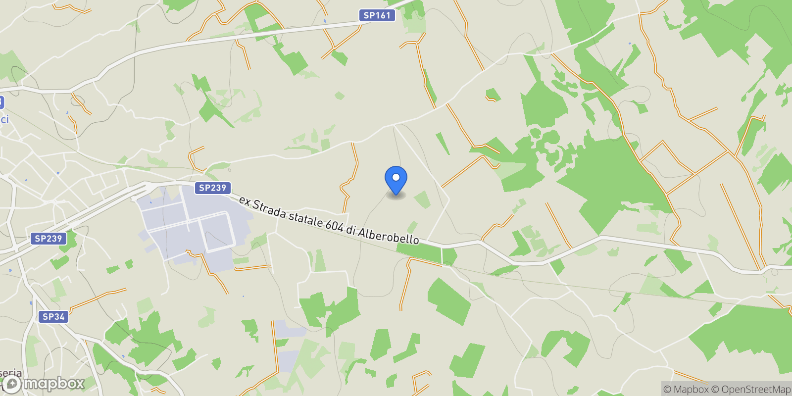 Map showing Apulia, Italy.