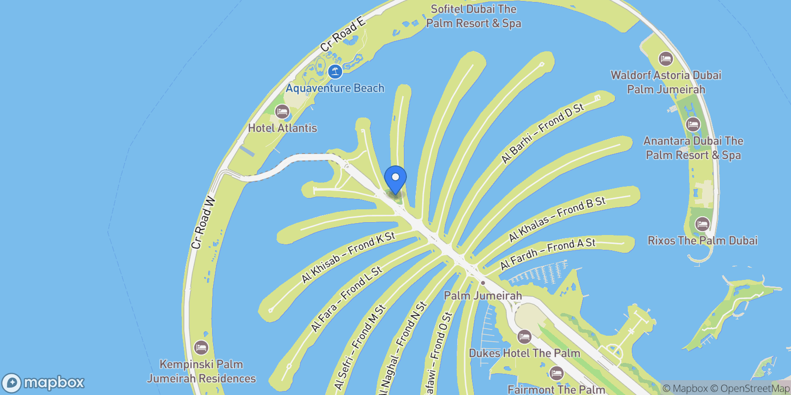 Map showing Dubai, Dubai, United Arab Emirates.