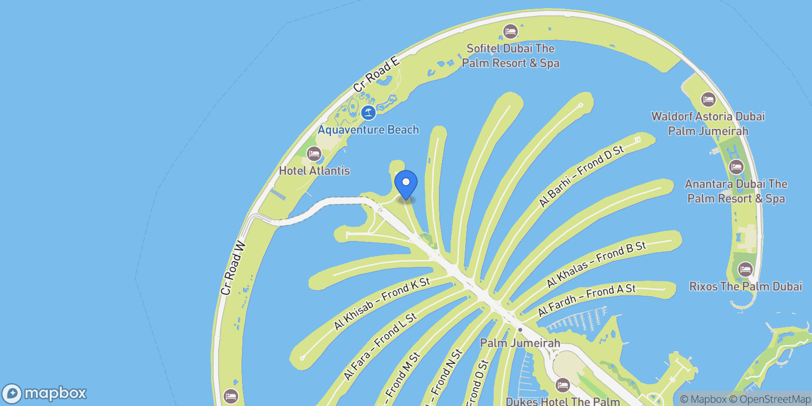 Map showing Dubai, Dubai, United Arab Emirates.