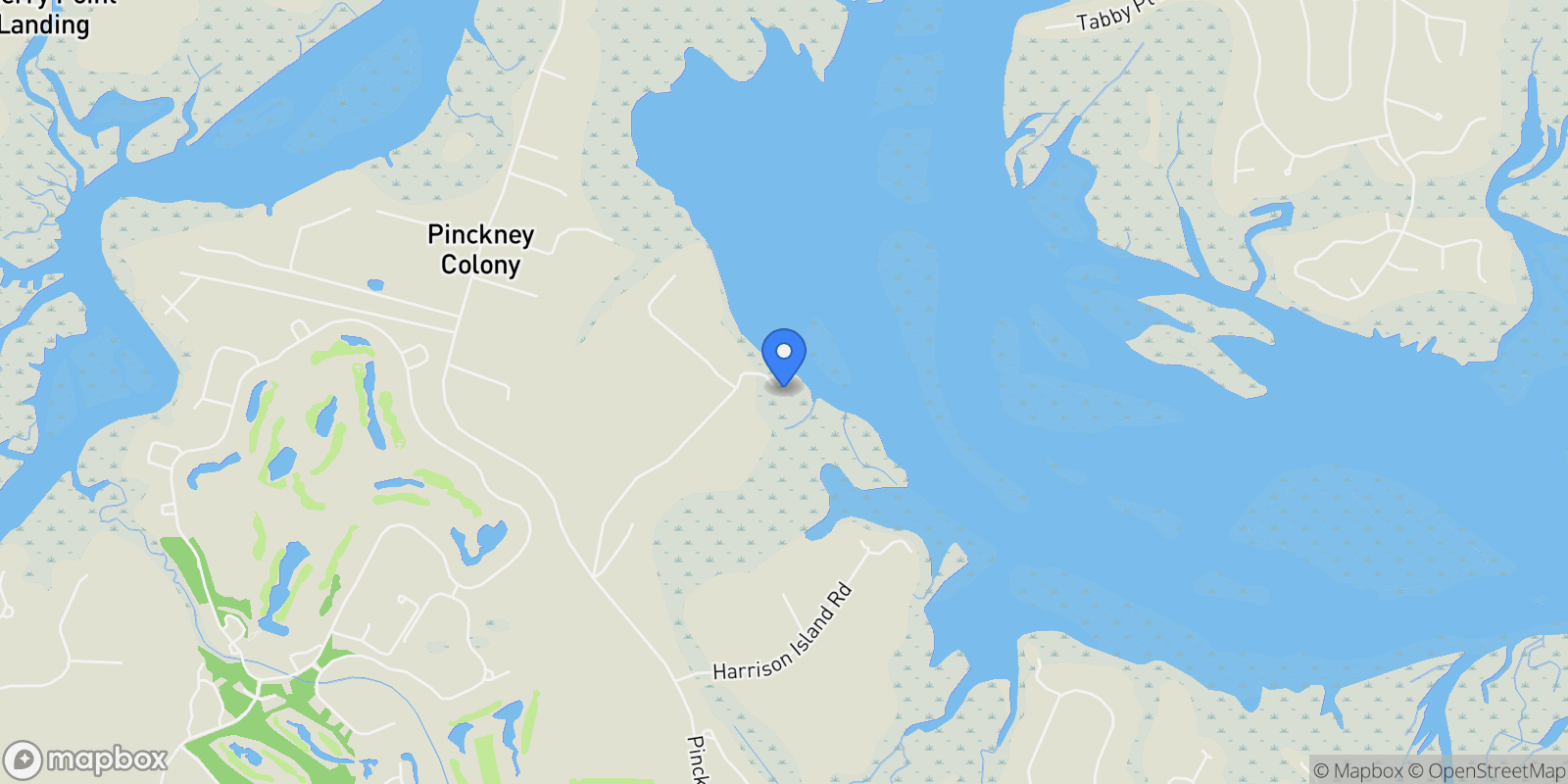 Map showing 90 calhoun plantation Road, Bluffton, South Carolina, United States.