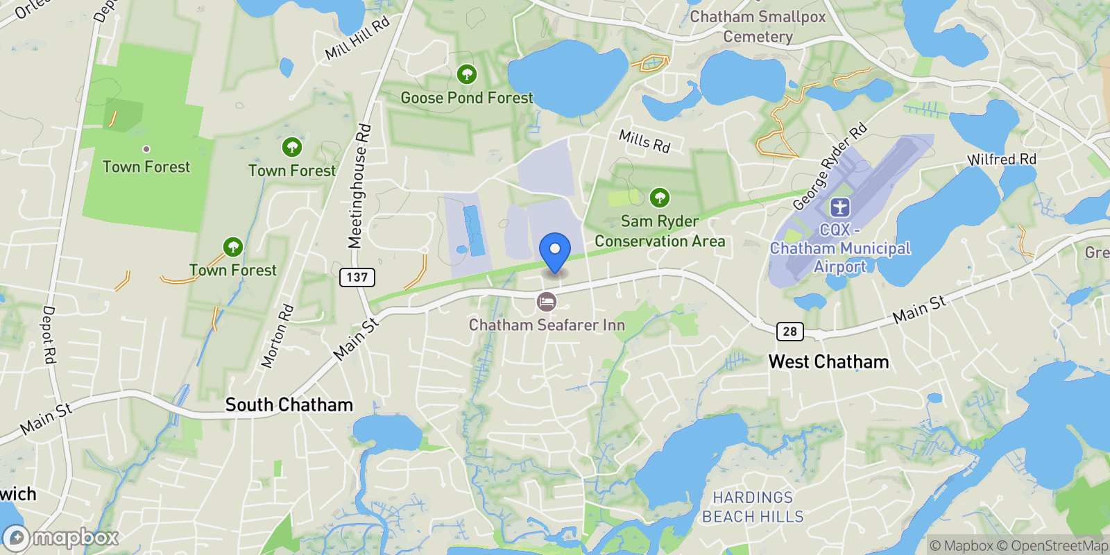 Map showing 5 Ridge Cove Lane UNIT 5, Chatham, Massachusetts, United States.
