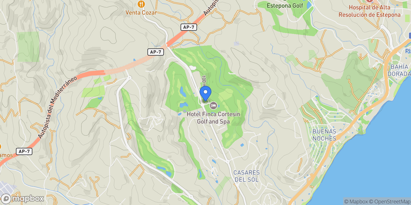 Map showing Carretera de Casares, km2, 29690 Casares, Málaga, Spain, Casares, Andalusia, Spain.