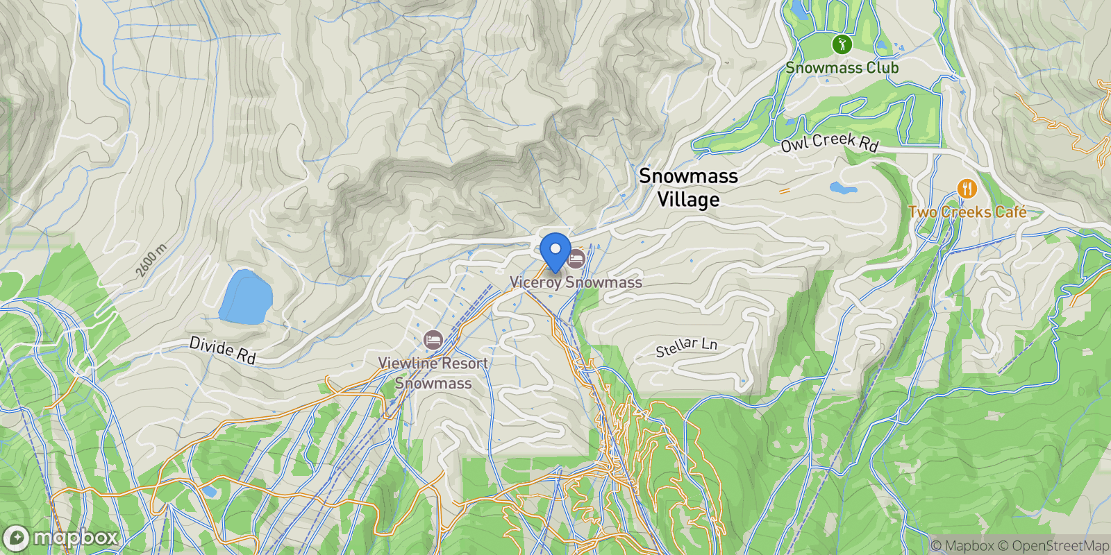 Map showing 221 Wood Road, #718, Snowmass Village, CO, 81615, USA, Aspen, Colorado, United States.
