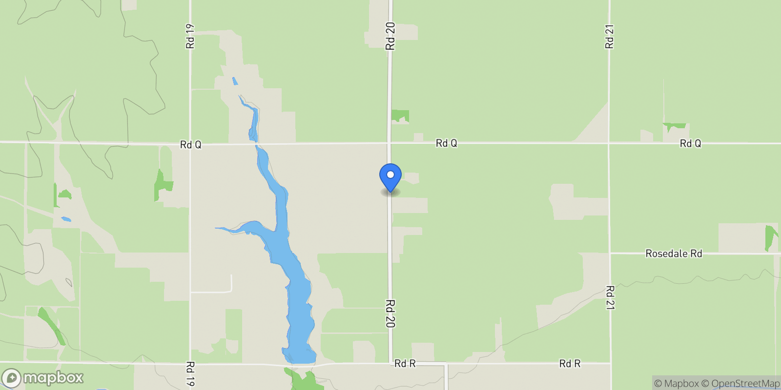 Map showing 1754 County Rd 20, Fremont, NE 68025, Fremont, Nebraska, United States.