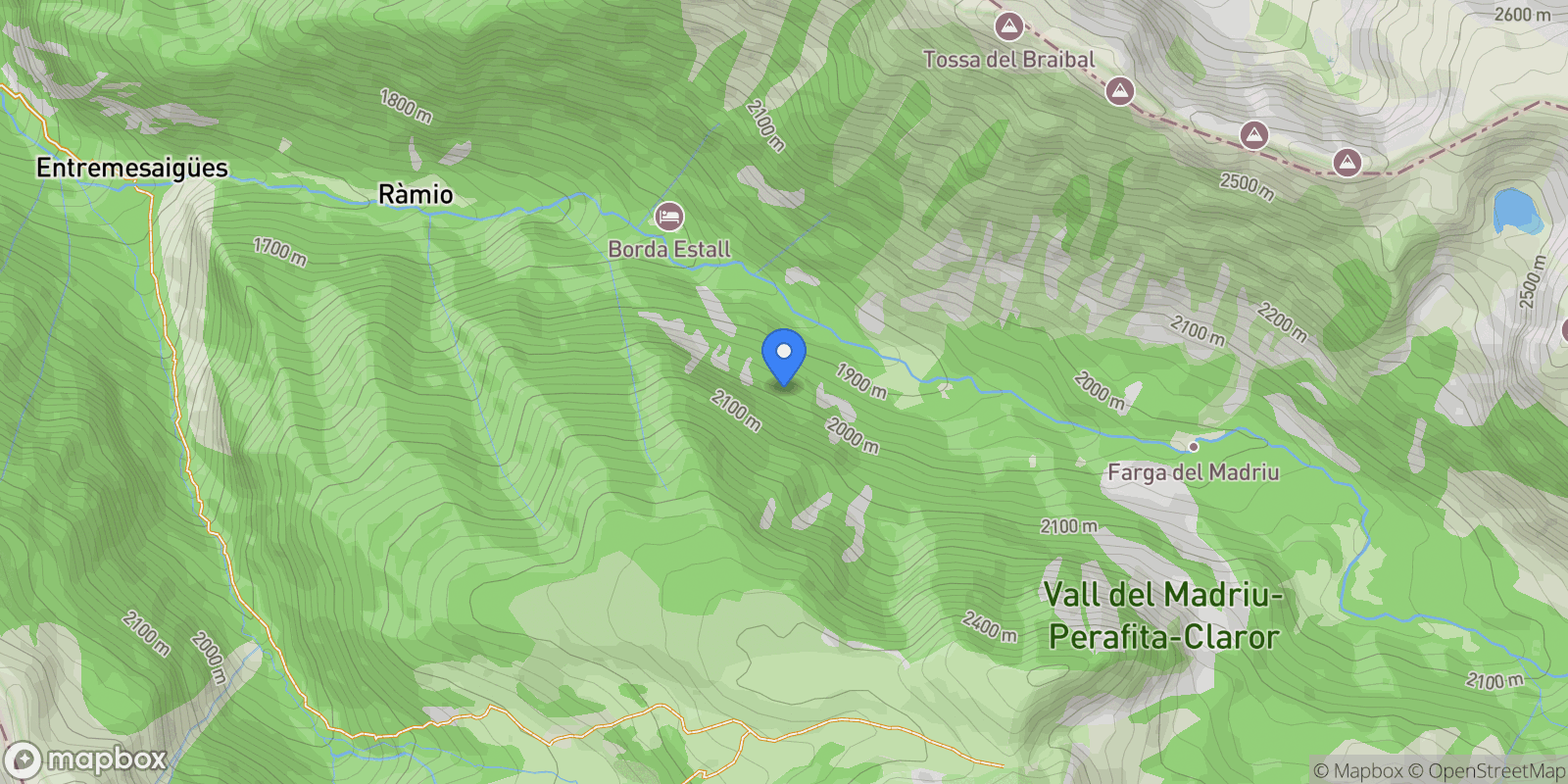 Map showing Escaldes-Engordany, 08, Escaldes-Engordany, Andorra.