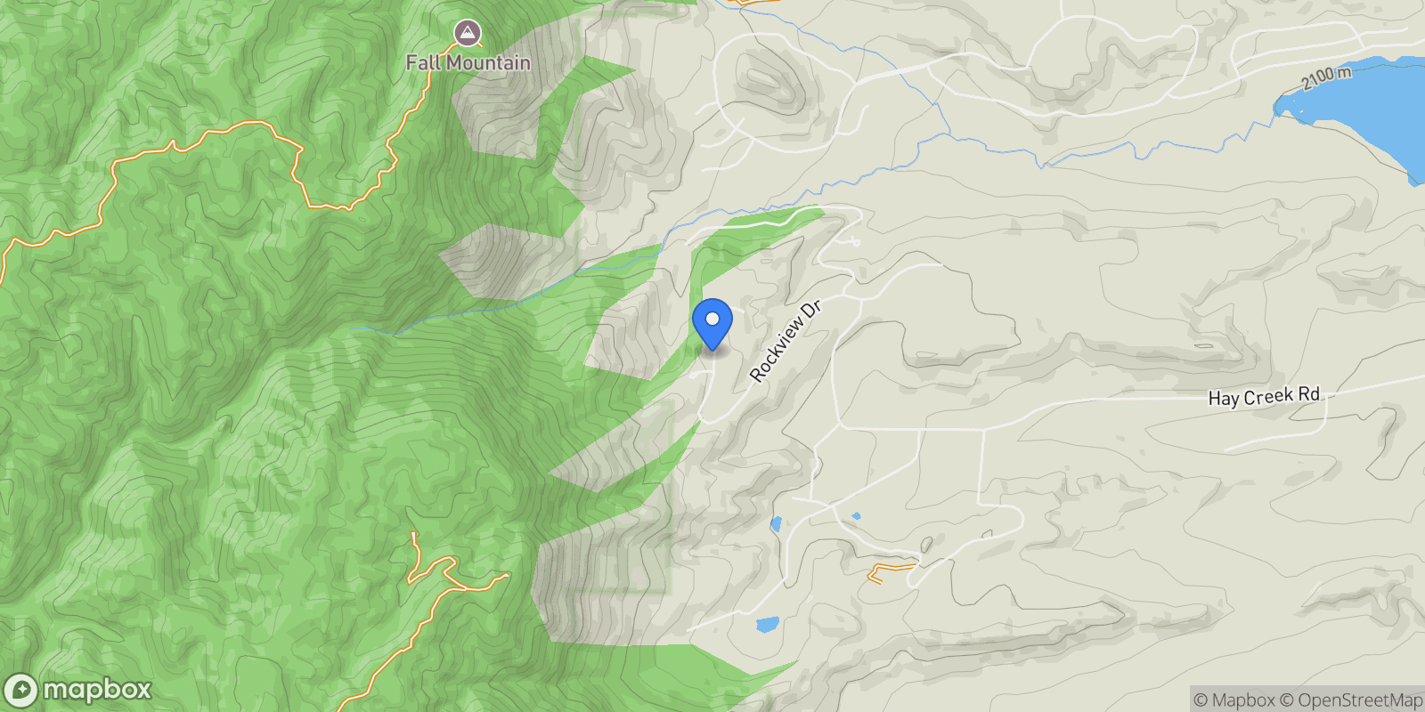 Map showing 15190 Bronco Drive, Colorado Springs, CO 80921, Colorado Springs, Colorado, United States.