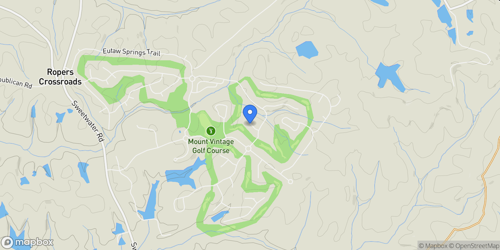 Map showing 85 Shooting Match Lane, North Augusta, South Carolina, United States.