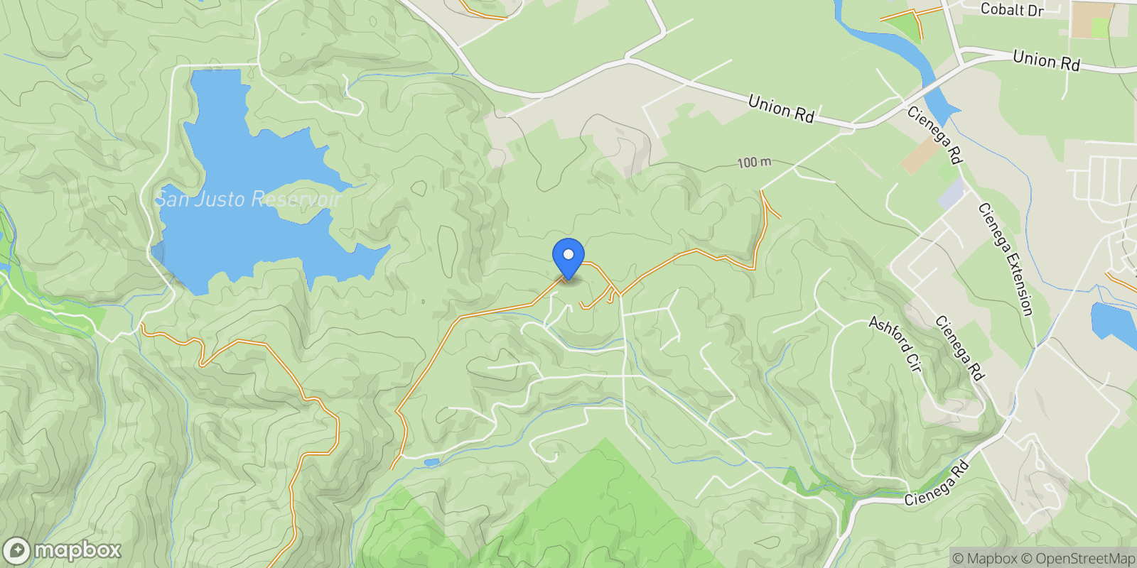 Map showing 275 Nicholson Drive, Hollister, California, United States.