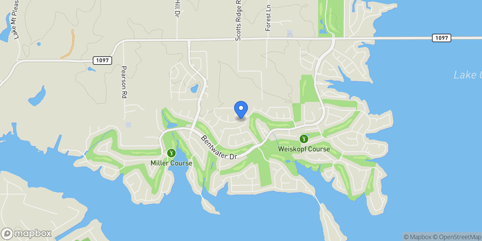 Map showing 98 Monterrey Road W, Montgomery, TX 77356, Montgomery, Texas, United States.