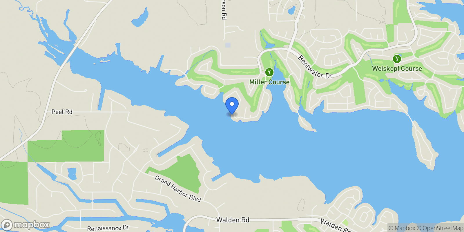 Map showing 244 W Shore Lane, Montgomery, TX 77356, Montgomery, Texas, United States.