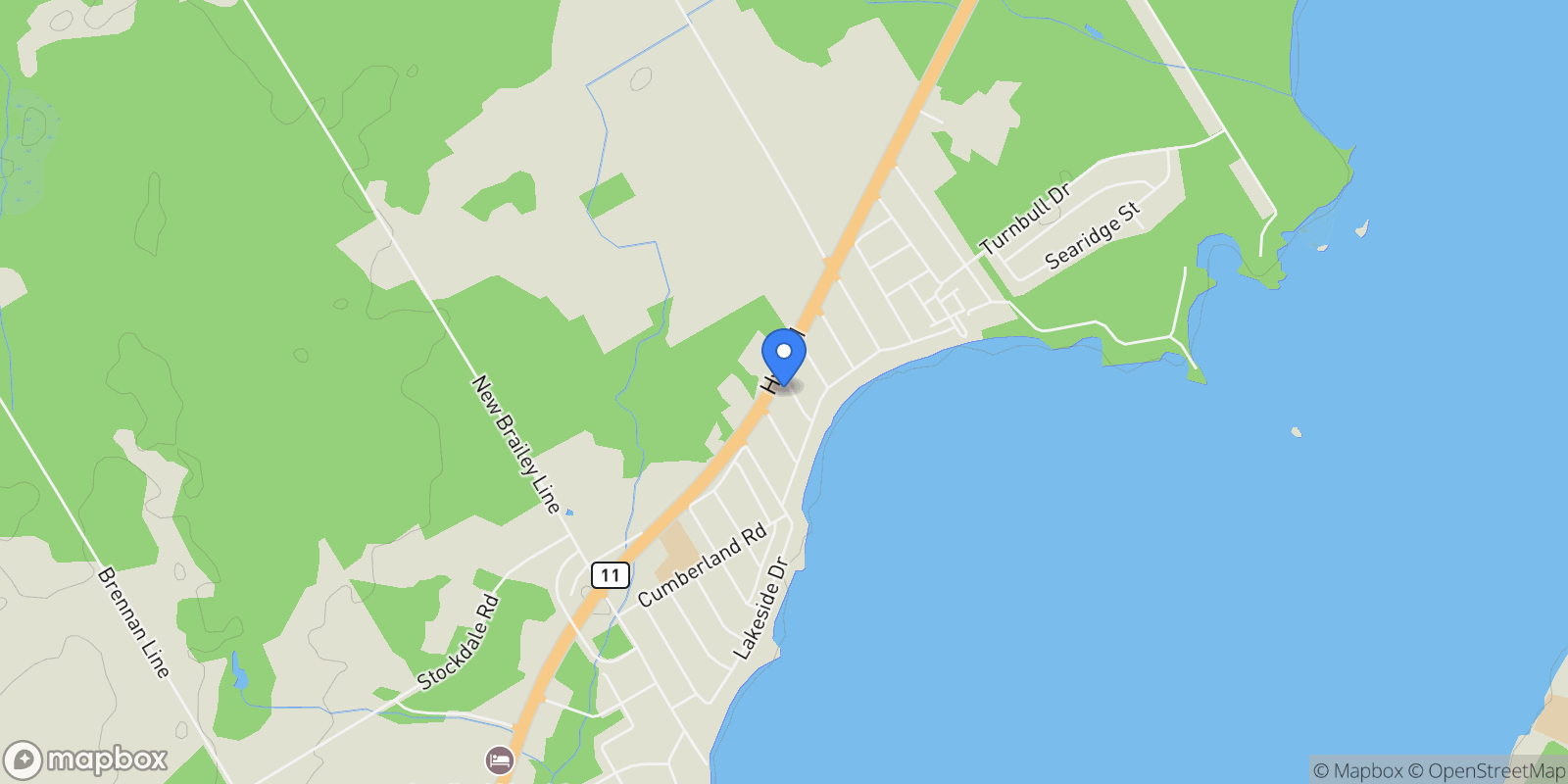 Map showing 7855 Hwy 11, Carriere, United States.