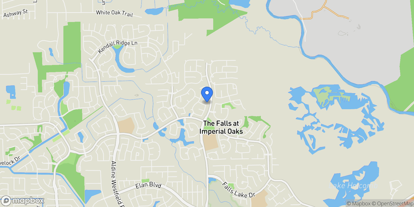 Map showing 3619 Beacon Green Lane, Spring, TX 77386, Spring, Texas, United States.