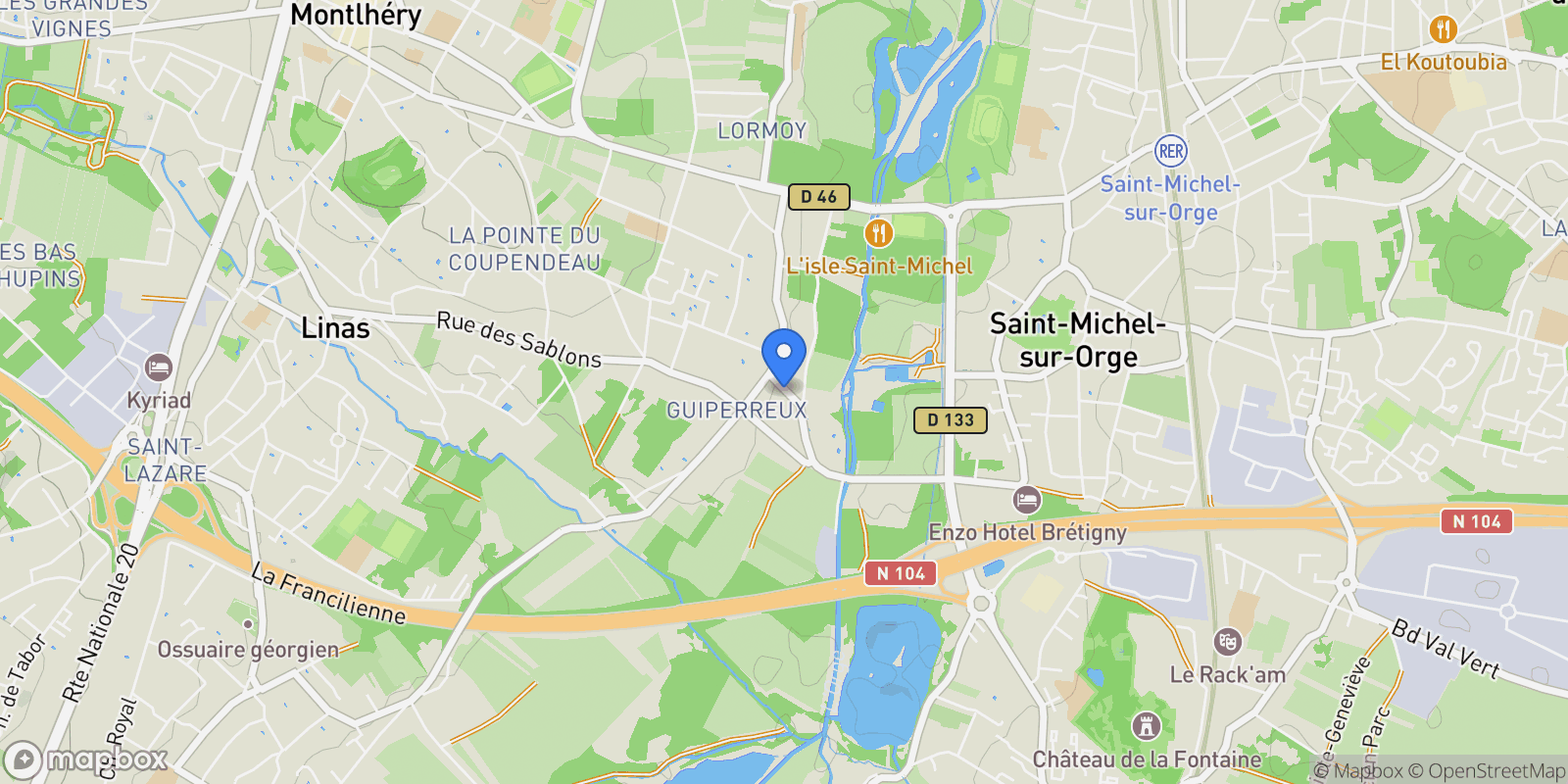 Map showing Longpont-sur-Orge, Île-de-France, France.