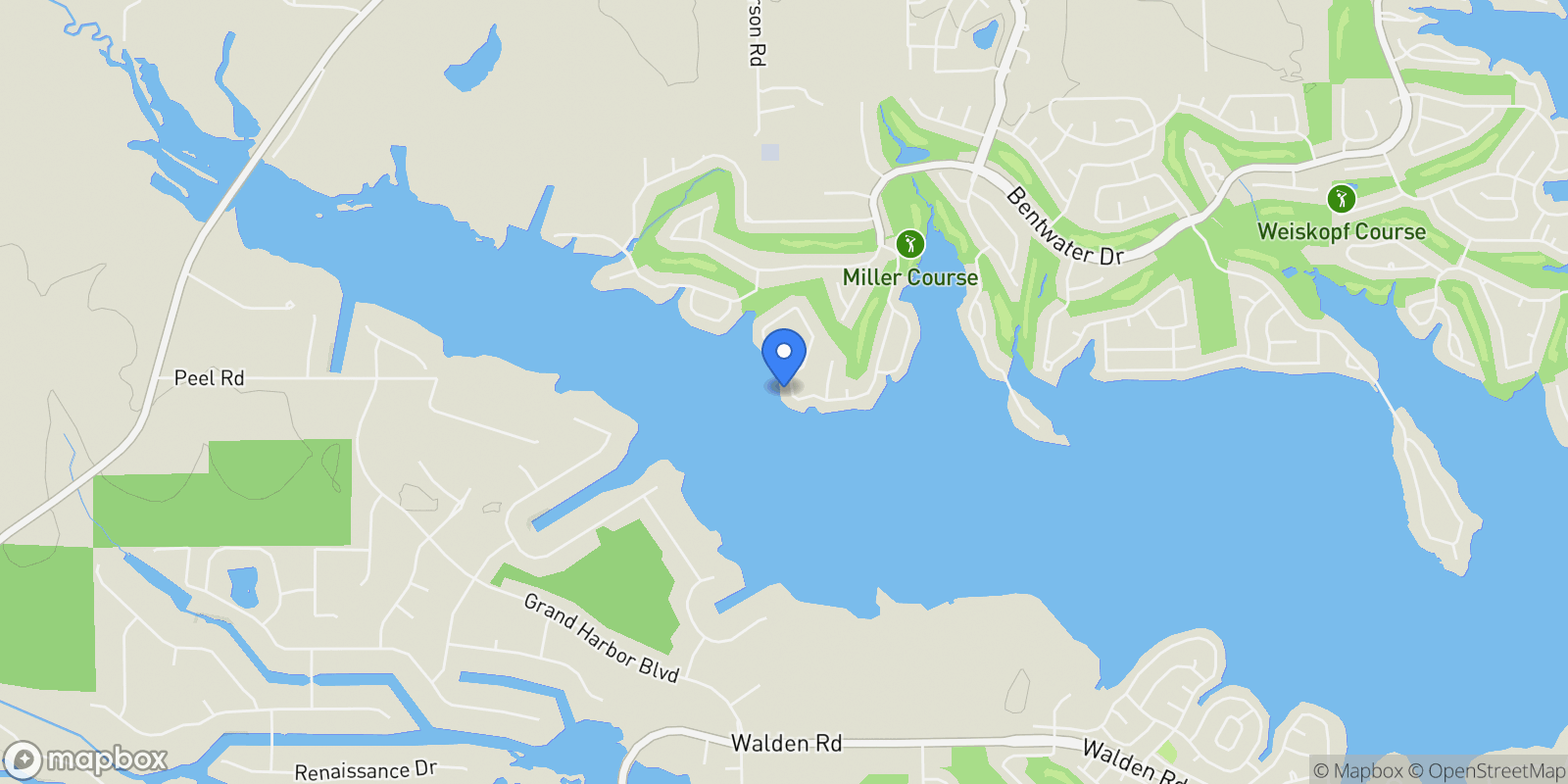 Map showing 244 W Shore Lane, Montgomery, TX 77356, Montgomery, Texas, United States.