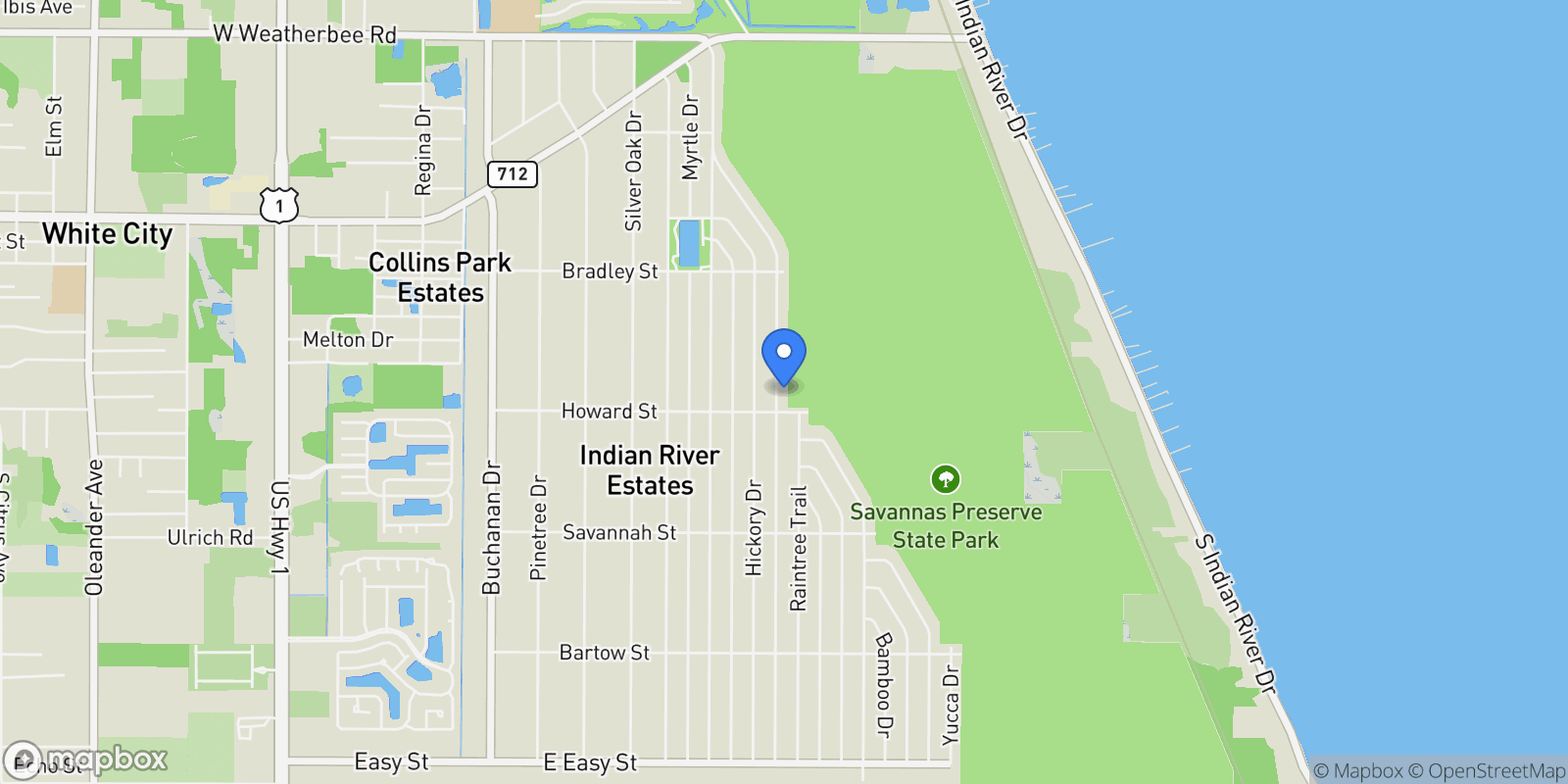 Map showing 5310 Sunset Boulevard , Fort Pierce, FL 34982, Fort Pierce, Florida, United States.