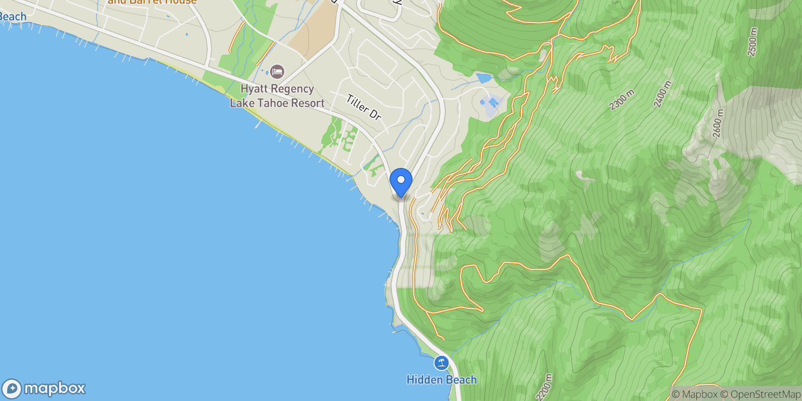 Map showing 1484 LAKESHORE Boulevard, Incline Village, Nevada, United States.