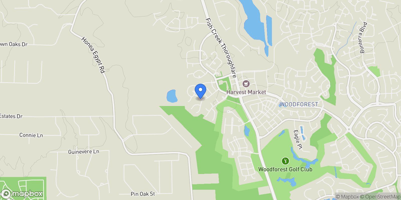 Map showing 119 Colina Vista Way, Montgomery, TX 77316, Montgomery, Texas, United States.