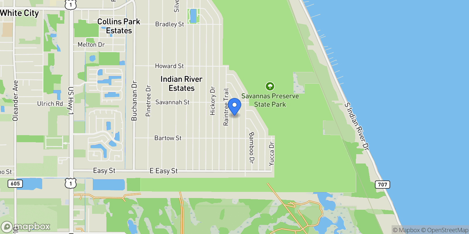 Map showing 5712 Tangelo Drive , Fort Pierce, FL 34982, Fort Pierce, Florida, United States.
