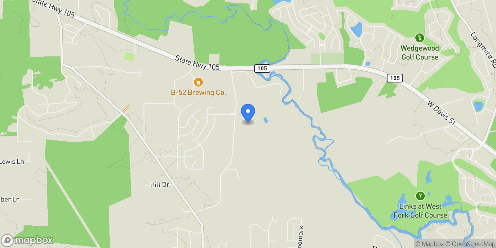 Map showing 11041 Shadow View Drive, Conroe, TX 77304, Conroe, Texas, United States.