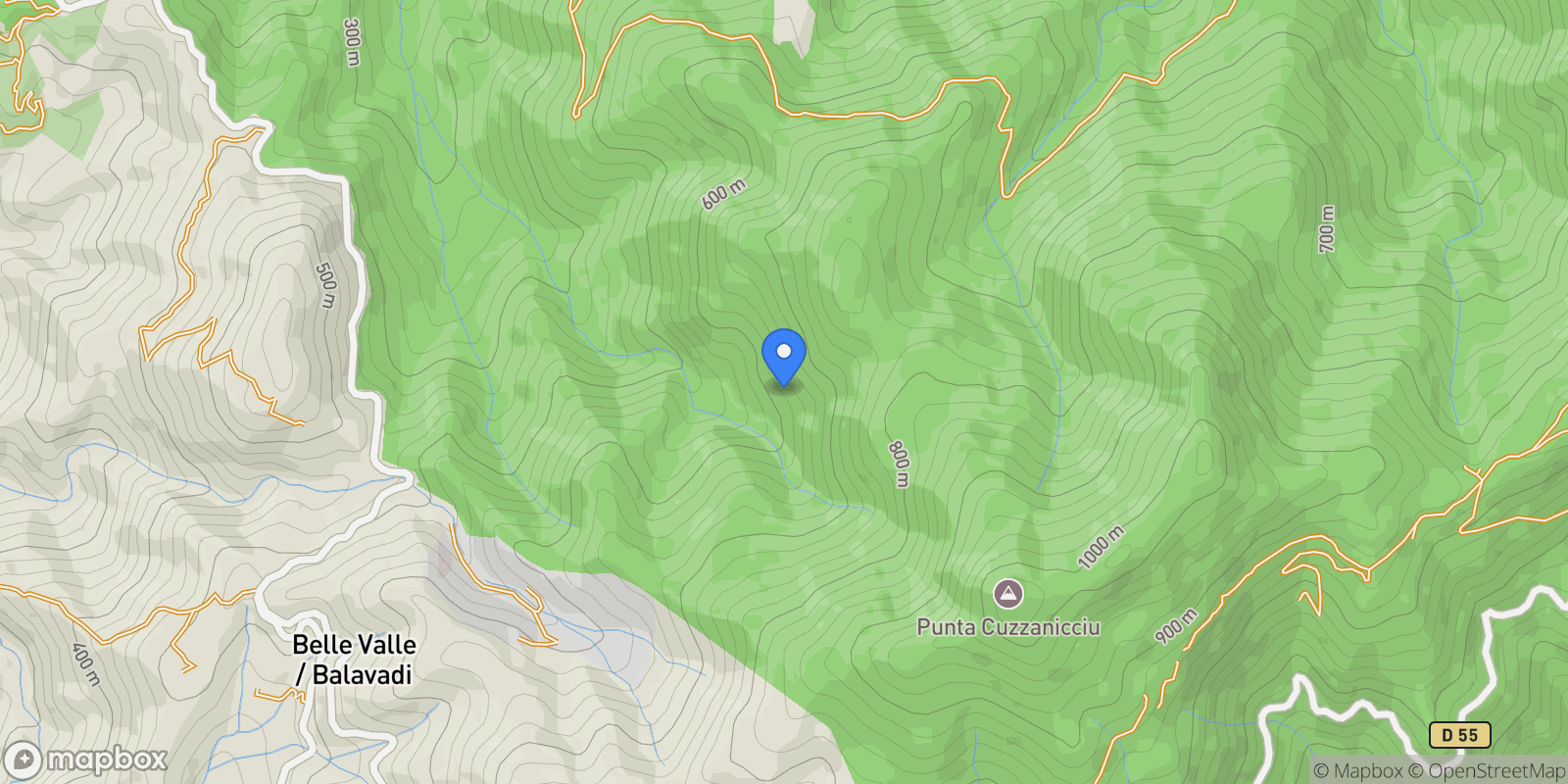 Map showing Albitreccia, Corsica, France.