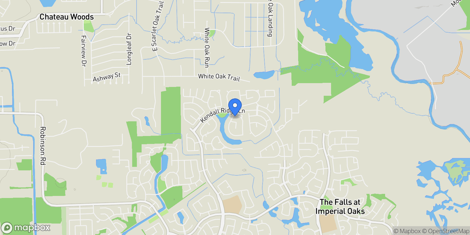 Map showing 32052 Autumn Orchard Lane, Conroe, TX 77385, Conroe, Texas, United States.