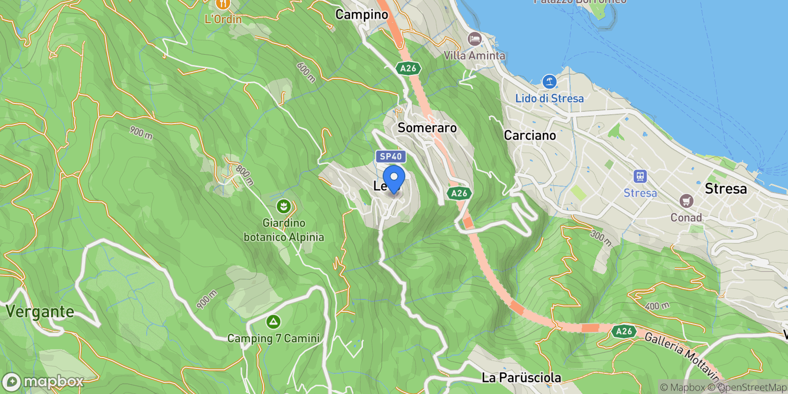 Map showing Via Mottarone, 2, 28838 Levo VB, Italy, Levo, Piedmont, Italy.
